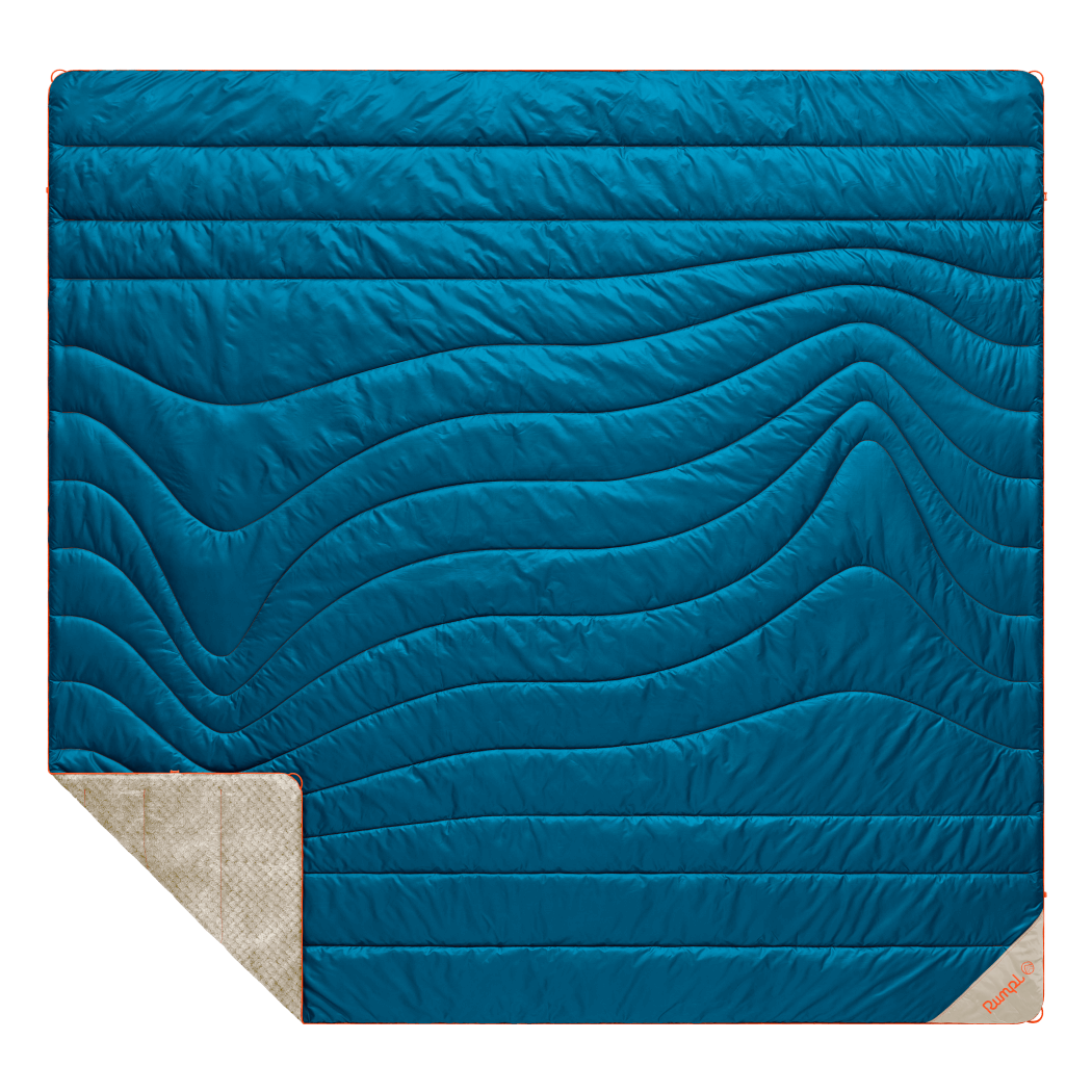 Fleece Puffy Blanket - Seascape Cream - Image 9