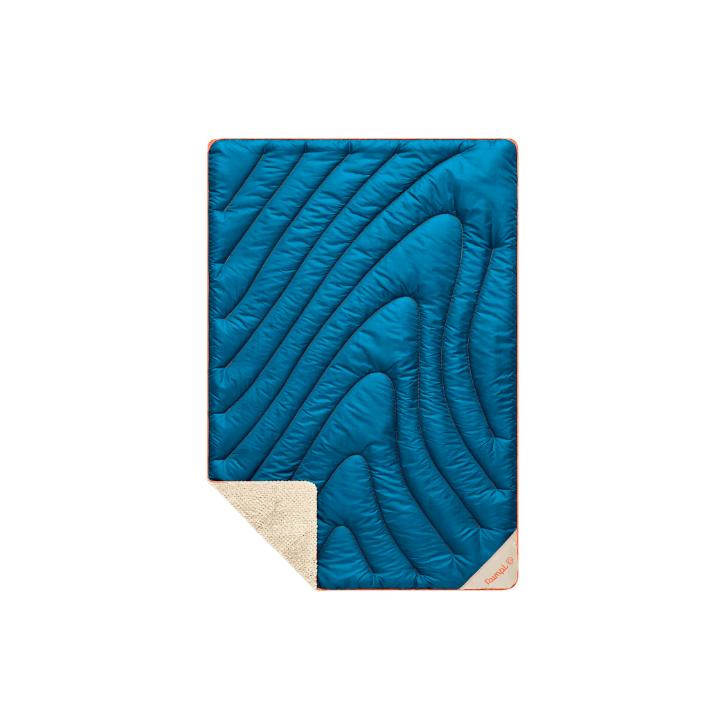 Fleece Puffy Blanket - Seascape Cream - Image 12
