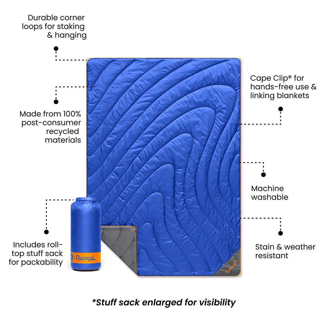 Original Puffy Blanket - Burning Blue - Image 3