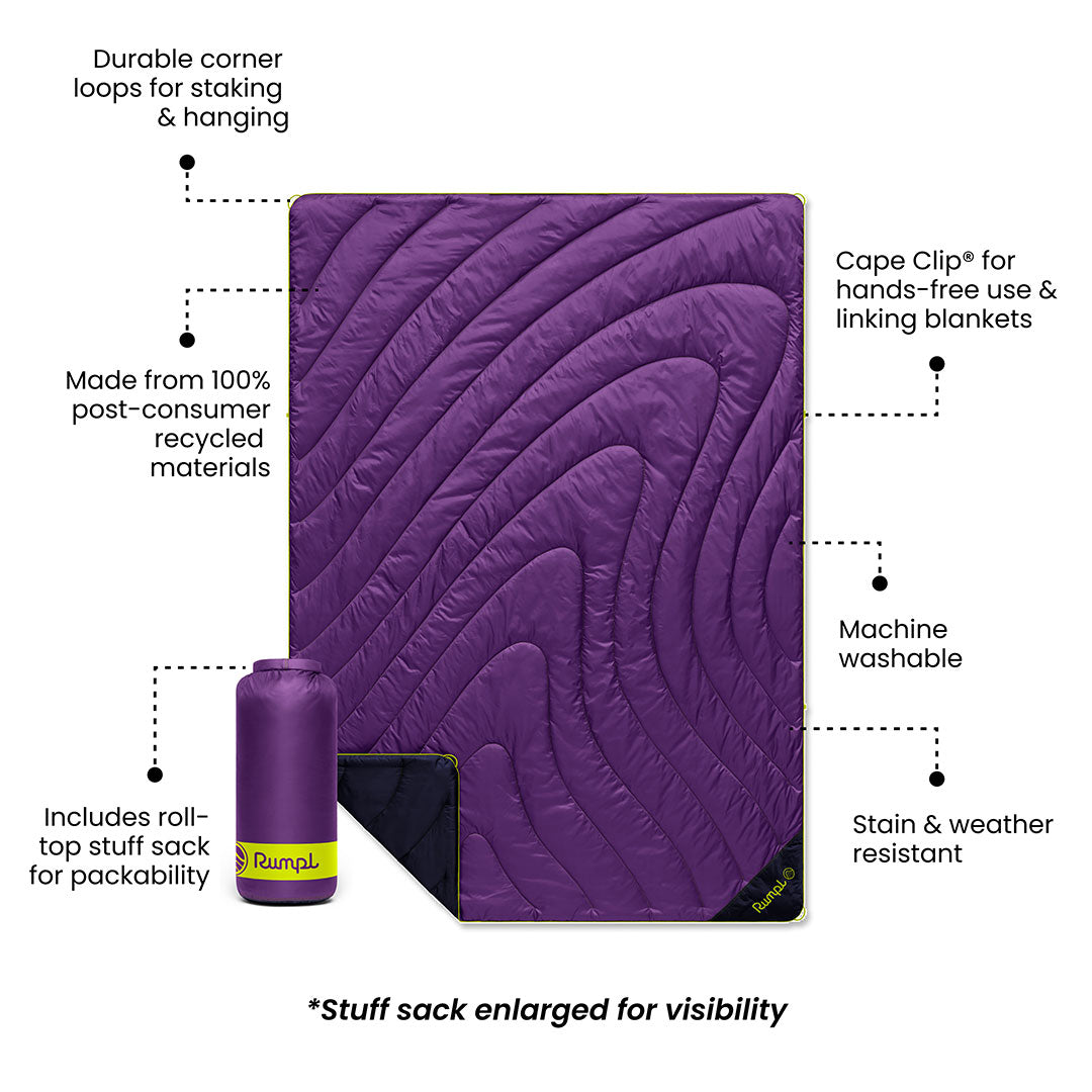 Original Puffy Blanket - Deep Violet - Image 3