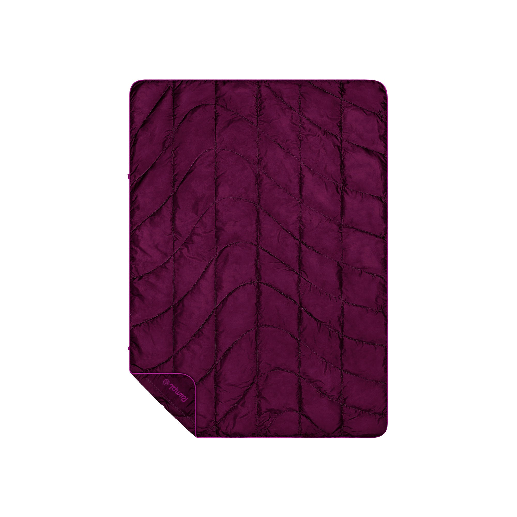 Travel Puffy Blanket - Plum - Image 2