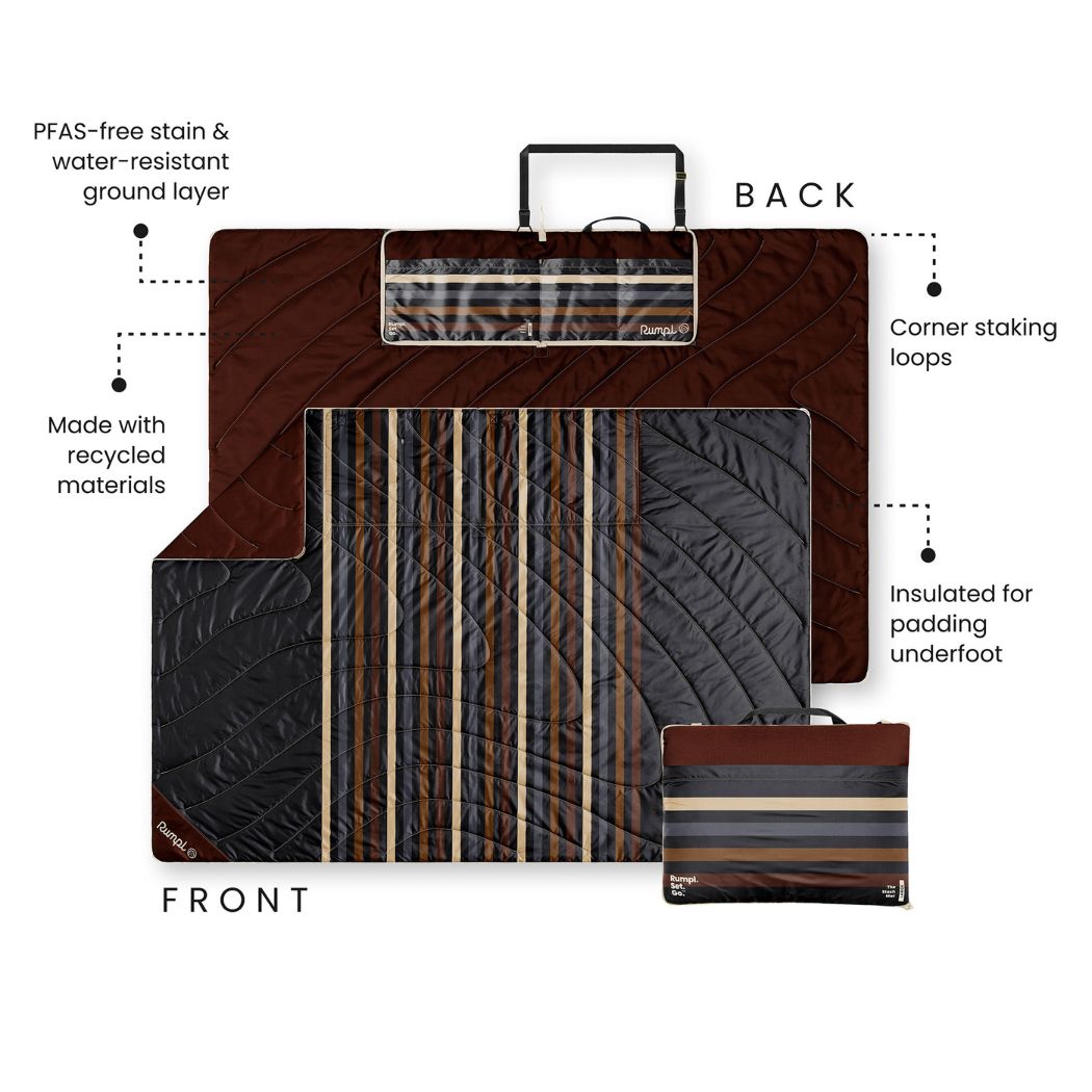 Stash Mat - Mocha Mini Stripes - Image 3