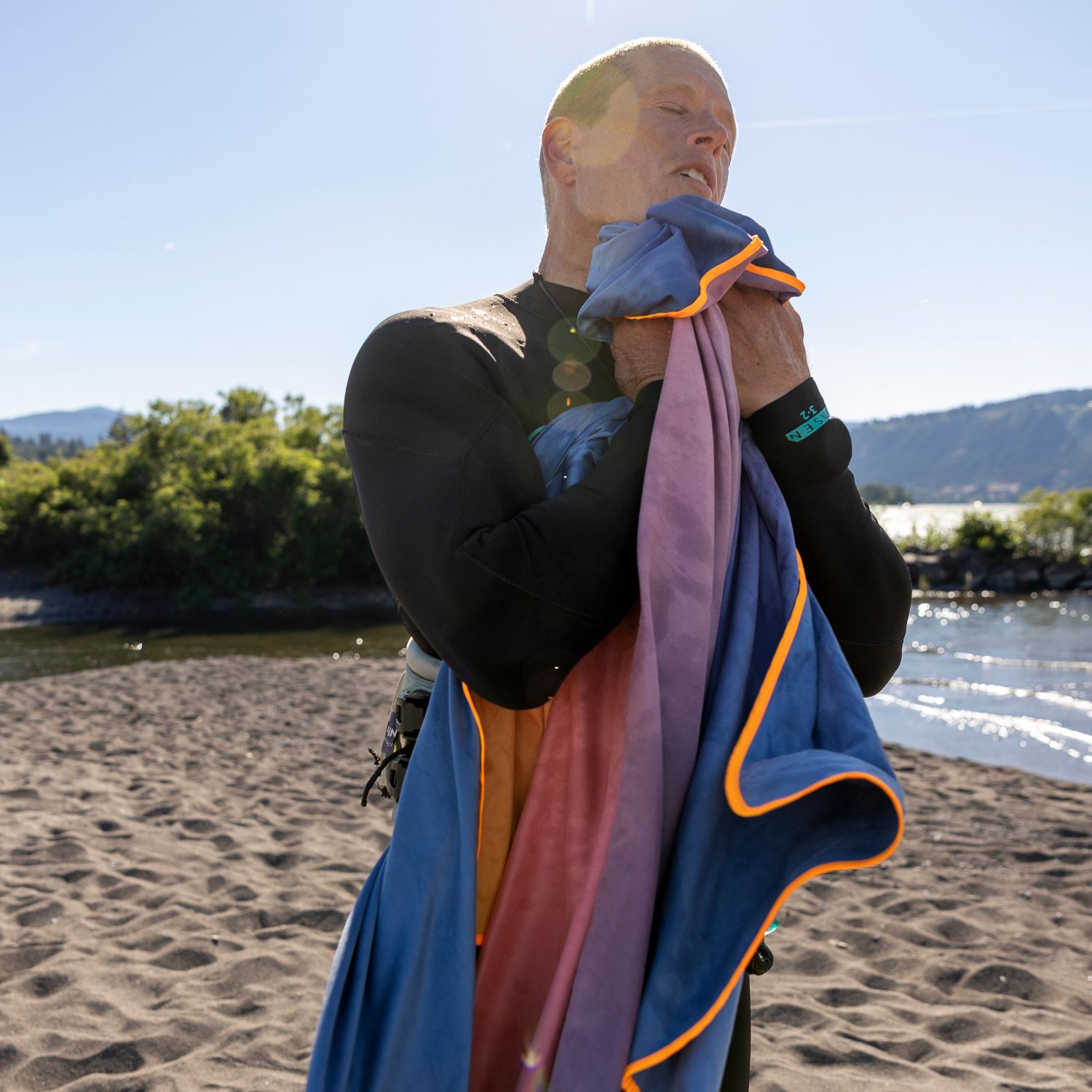 Tech Towel Tote - Shibumi Fade - Image 6